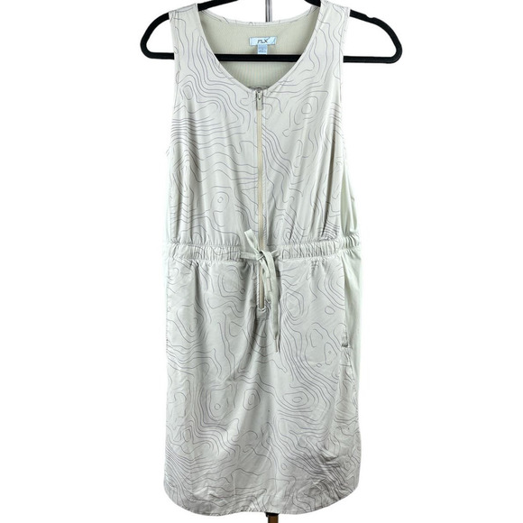 FLX Activewear Skort Dress, TuTone Pattern, Front Pockets, Hidden Pocket, Size S - Picture 1 of 10